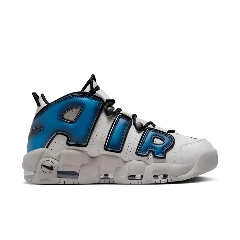Nike Air More Uptempo '96 Industrial Blue u kombinaciji bele i plave boje, fotografija 2 od 5