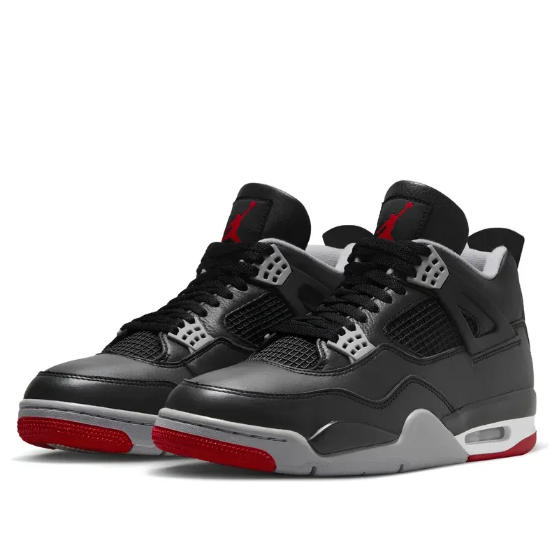 Jordan 4 Retro Bred Reimagined u kombinaciji crne i crvene boje, fotografija 3 od 6