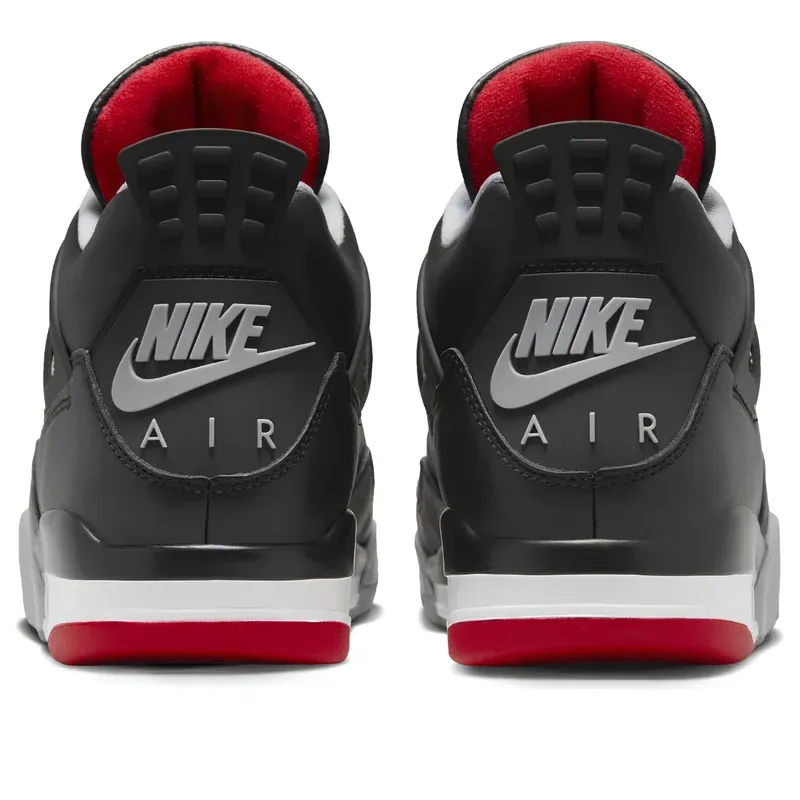 Jordan 4 Retro Bred Reimagined u kombinaciji crne i crvene boje, fotografija 4 od 6