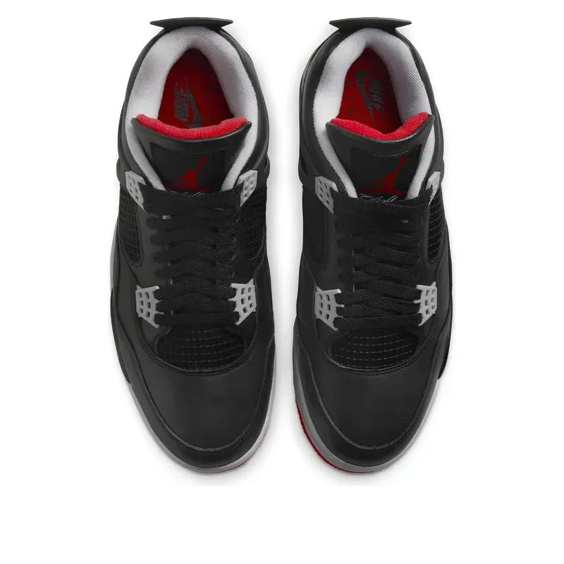 Jordan 4 Retro Bred Reimagined u kombinaciji crne i crvene boje, fotografija 5 od 6