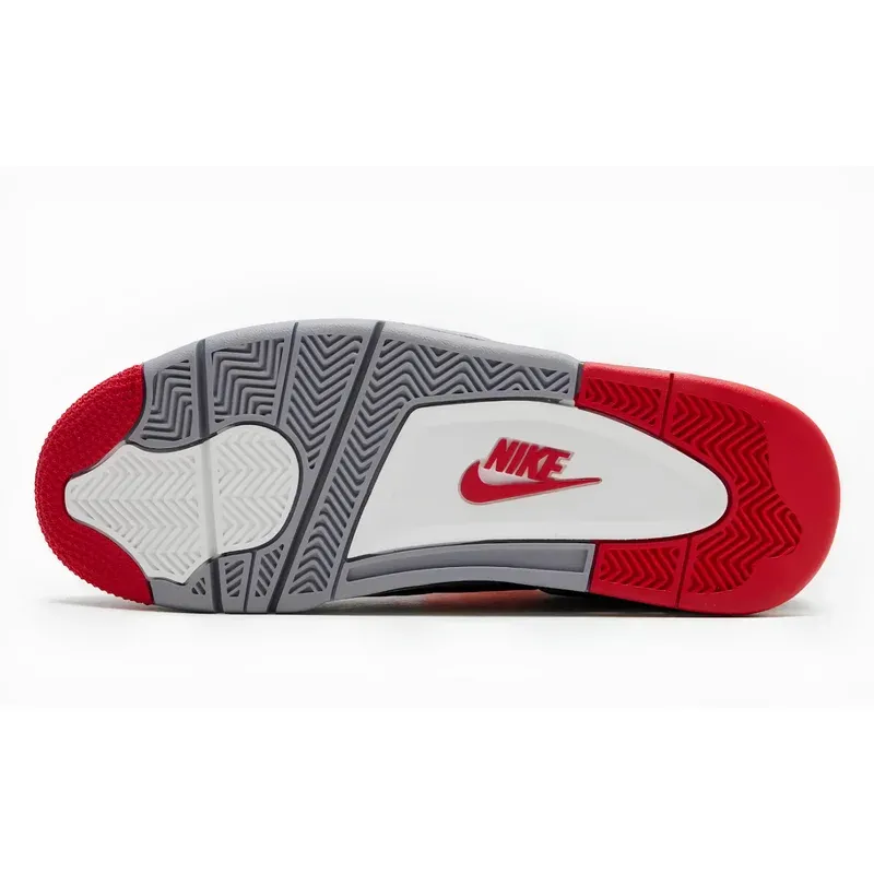 Jordan 4 Retro Bred Reimagined u kombinaciji crne i crvene boje, fotografija 6 od 6