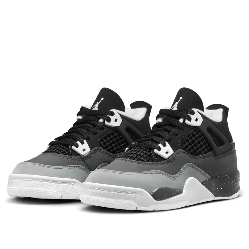 Jordan 4 Retro Fear u kombinaciji sive i crne boje, fotografija 3 od 6
