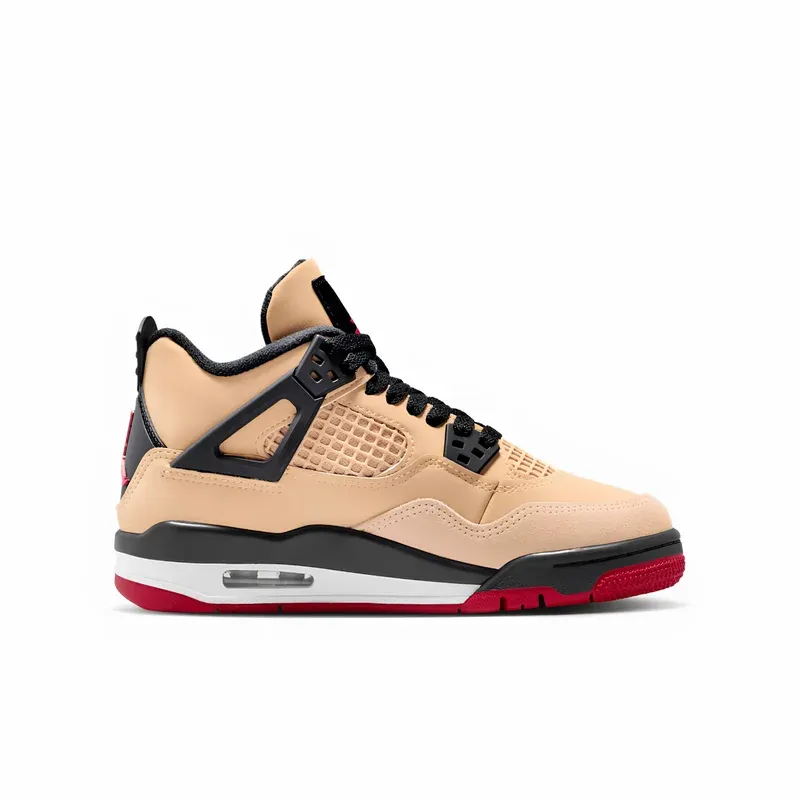 Jordan 4 Retro Pizza u kombinaciji bež i crvene boje, fotografija 2 od 6