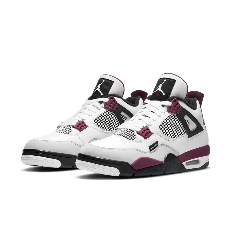 Jordan 4 Retro PSG Paris Saint-Germain u kombinaciji bele i crvene boje, fotografija 3 od 6