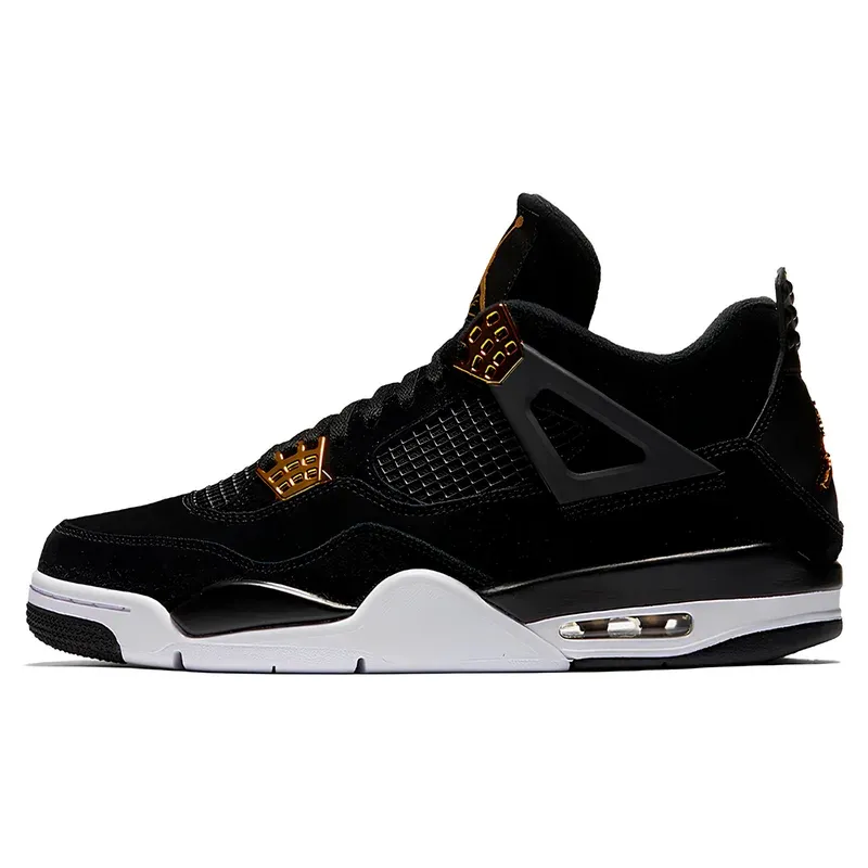 Jordan 4 Retro Royalty u crnoj boji — bočni pogled