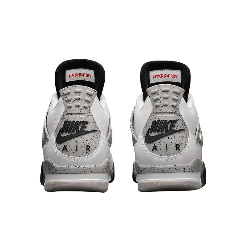 Jordan 4 Retro White Cement u kombinaciji bele i sive boje, fotografija 5 od 6
