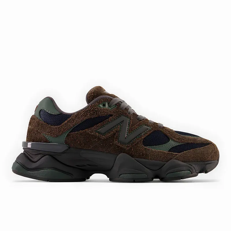 New Balance 9060 Beef & Broccoli u braon boji — bočni pogled