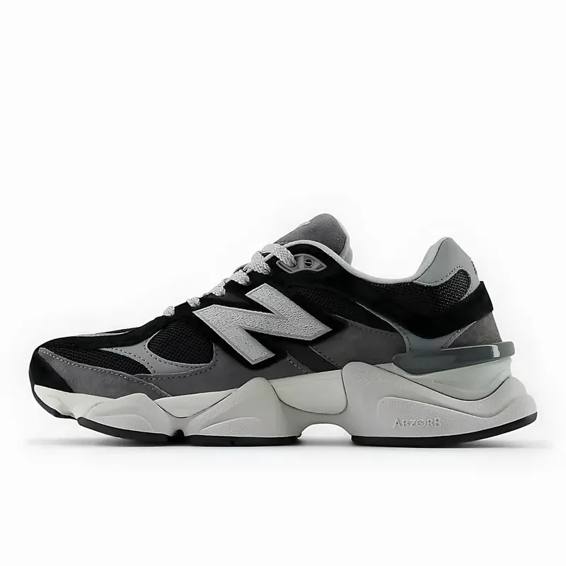 New Balance 9060 Black Grey u kombinaciji crne i sive boje, fotografija 2 od 5