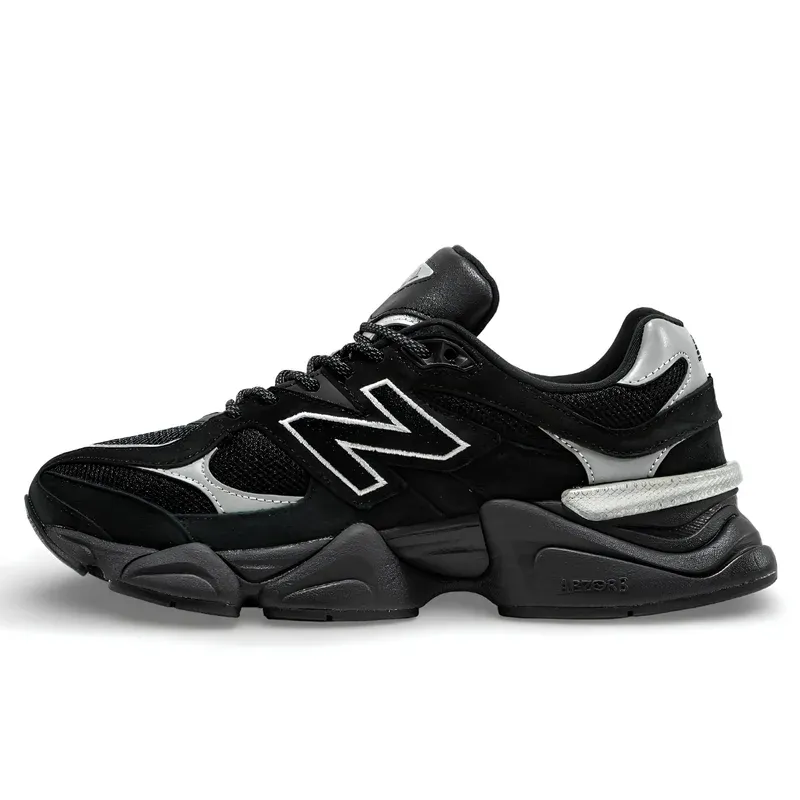 New Balance 9060 Black Reflective u kombinaciji crne i bele boje, fotografija 2 od 5