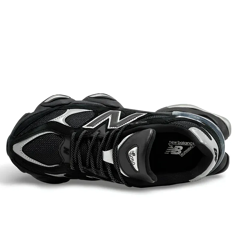 New Balance 9060 Black Reflective u kombinaciji crne i bele boje, fotografija 4 od 5