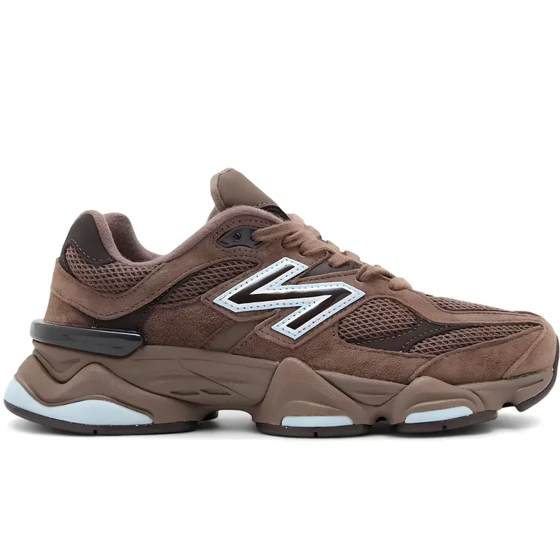 New Balance 9060 Brown Ice u braon boji — bočni pogled