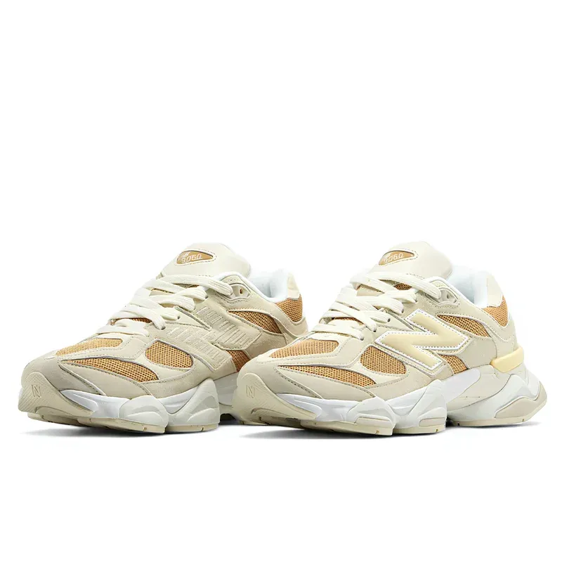 New Balance 9060 Brown Ivory White u kombinaciji bež i bele boje, fotografija 3 od 5