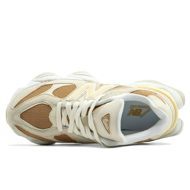 New Balance 9060 Brown Ivory White u kombinaciji bež i bele boje, fotografija 4 od 5