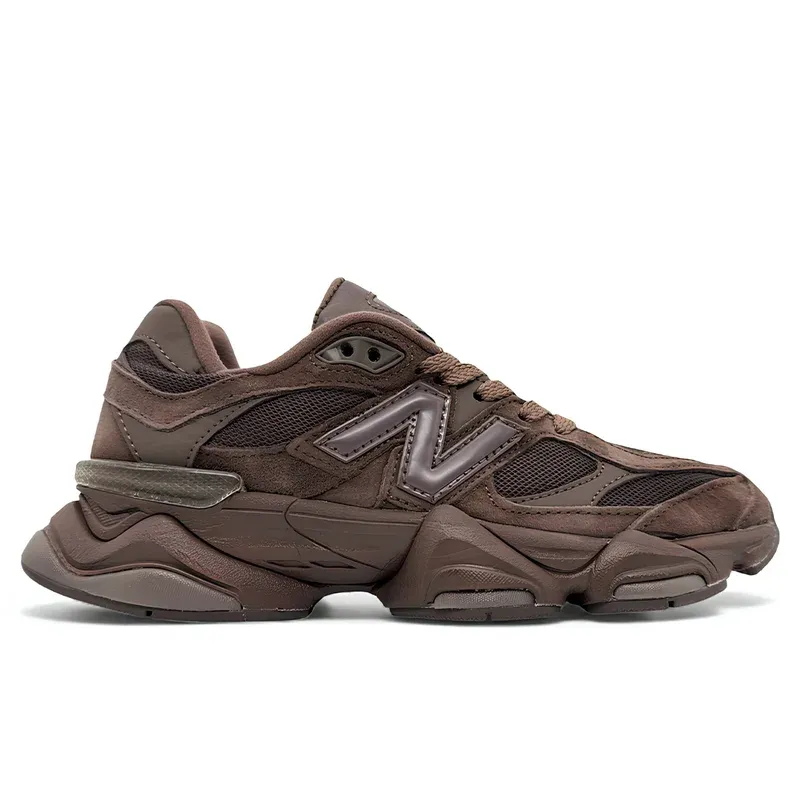 New Balance 9060 Chocolate u braon boji — bočni pogled