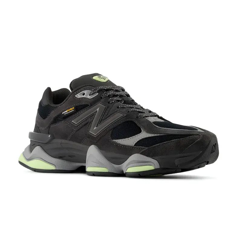 New Balance 9060 Cordura Dry Lime u kombinaciji crne i zelene boje, fotografija 3 od 5