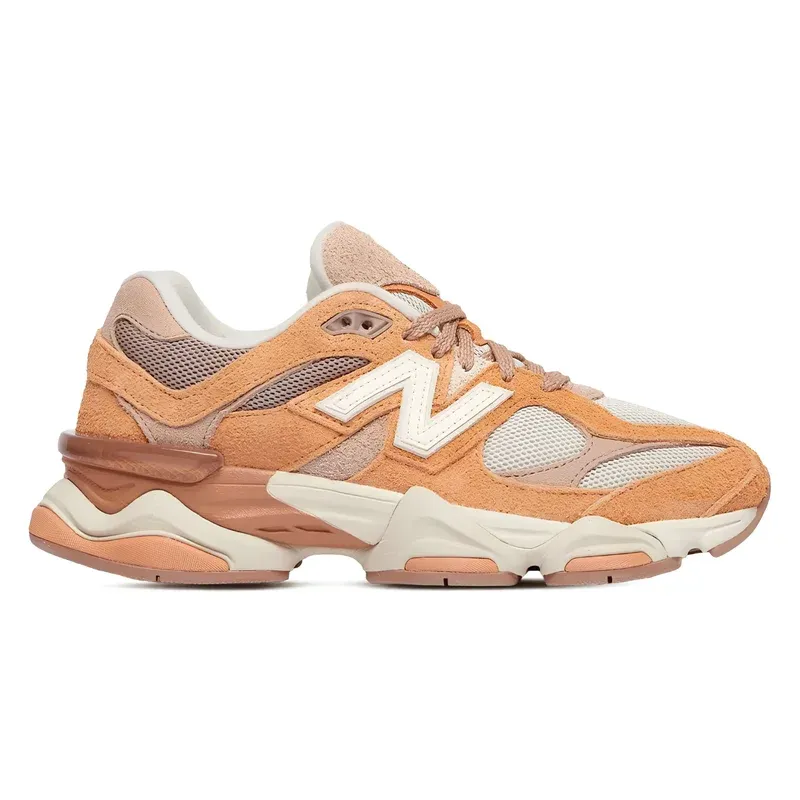 New Balance 9060 Flat Taupe Copper u narandžastoj boji — bočni pogled