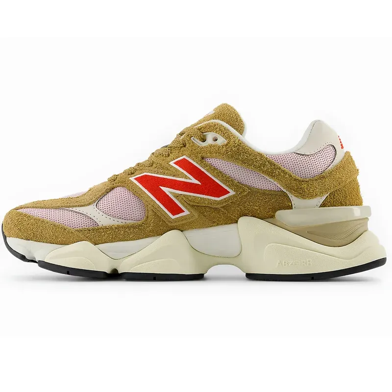New Balance 9060 Great Plains True Red u kombinaciji braon i crvene boje, fotografija 2 od 5