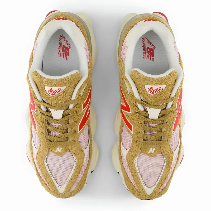 New Balance 9060 Great Plains True Red u kombinaciji braon i crvene boje, fotografija 3 od 5