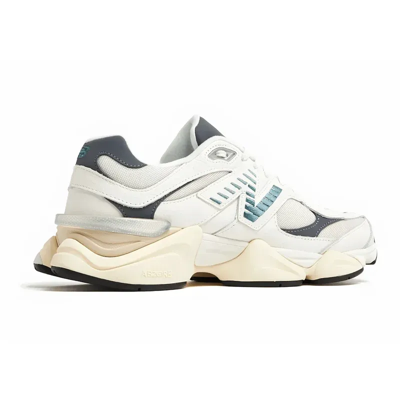 New Balance 9060 New Spruce u kombinaciji bele i zelene boje, fotografija 2 od 6