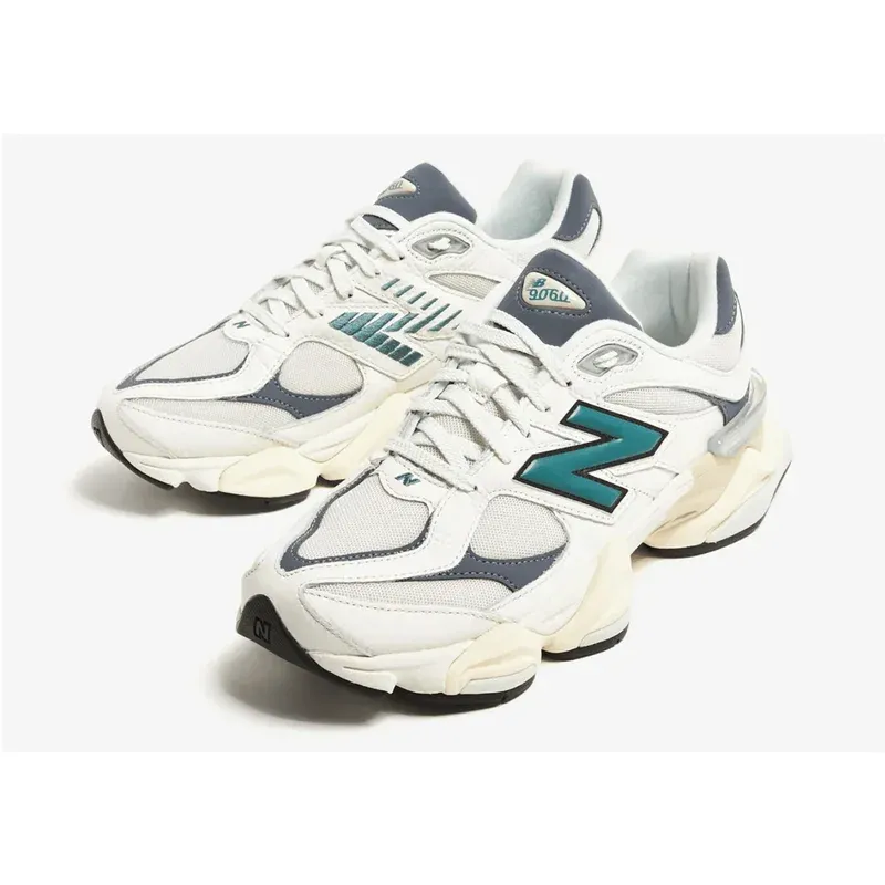 New Balance 9060 New Spruce u kombinaciji bele i zelene boje, fotografija 5 od 6