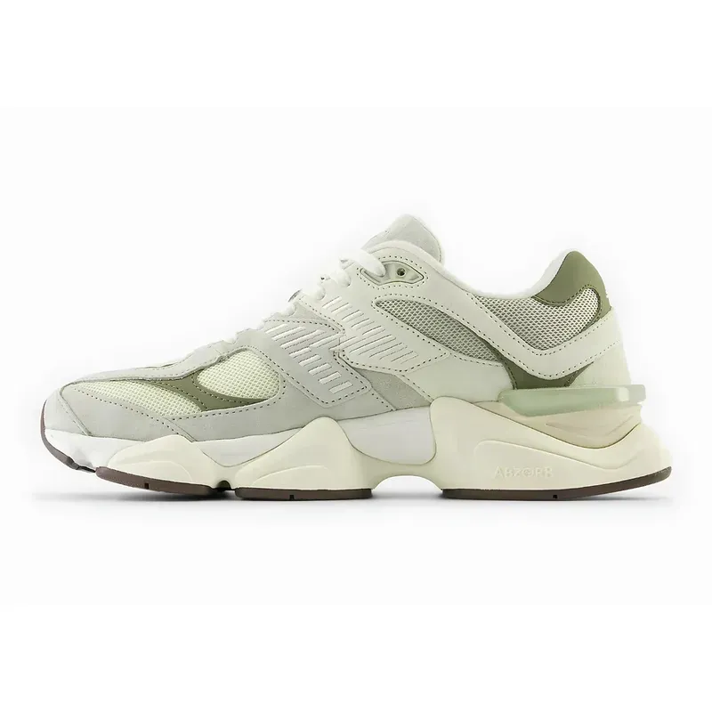 New Balance 9060 Olivine u kombinaciji bele i zelene boje, fotografija 2 od 5