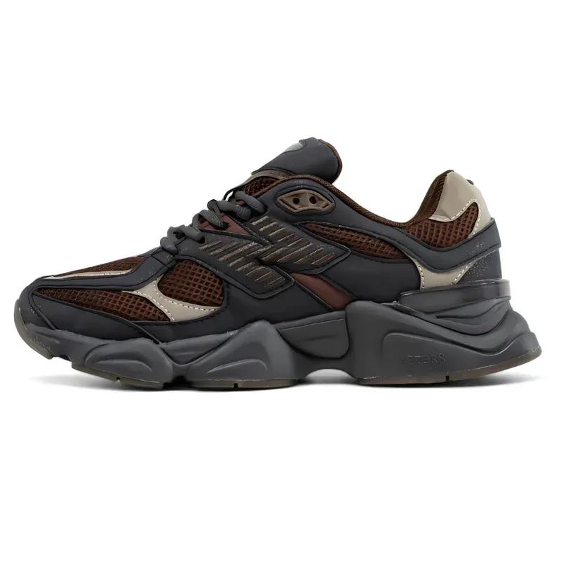 New Balance 9060 Phantom Rich Oak Mushroom u kombinaciji crne i braon boje, fotografija 2 od 5