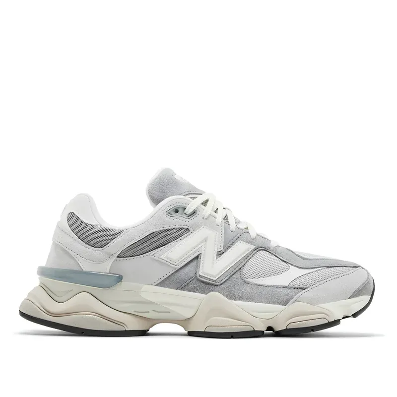New Balance 9060 Slate Grey u kombinaciji sive i bele boje — bočni pogled