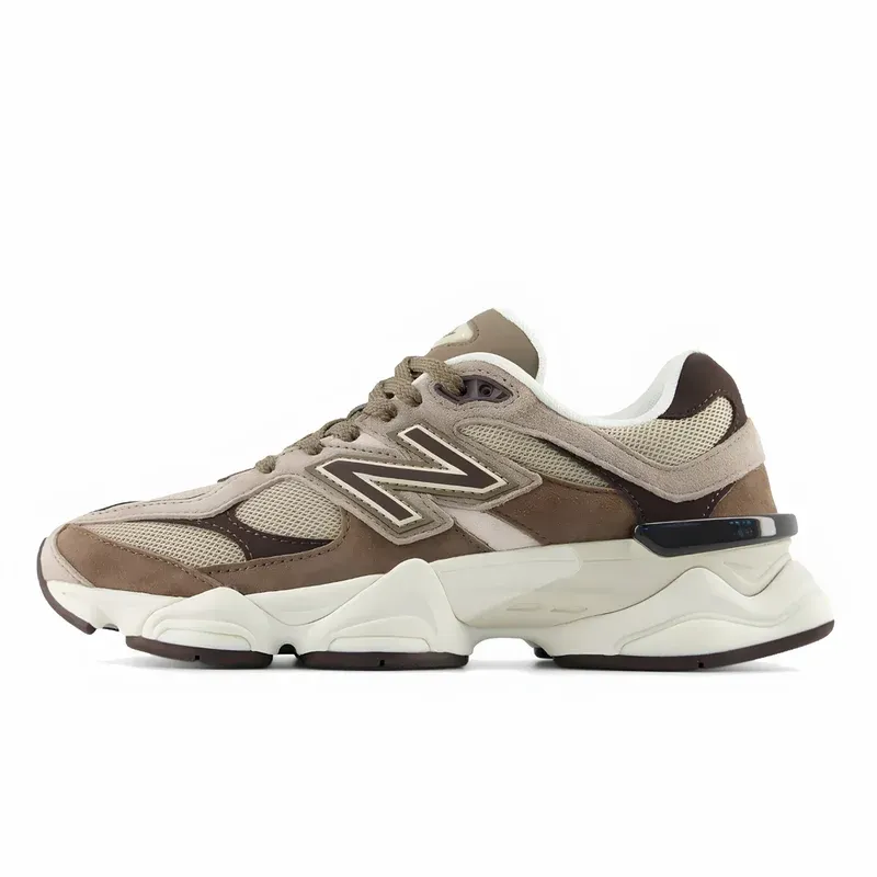New Balance 9060 Thunder Brown Stoneware u kombinaciji braon i bež boje, fotografija 2 od 5