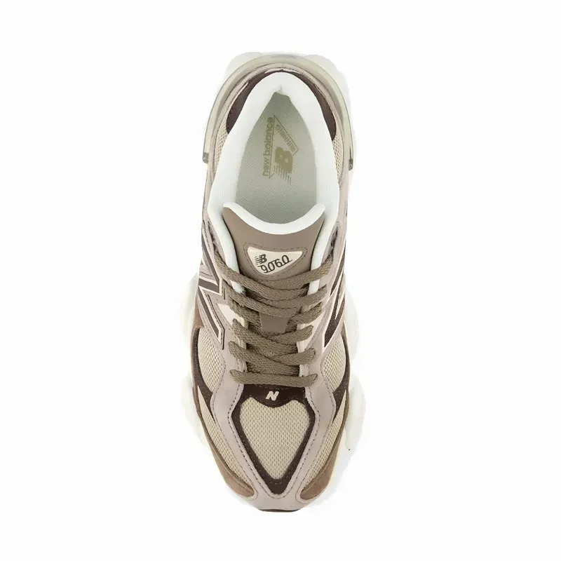 New Balance 9060 Thunder Brown Stoneware u kombinaciji braon i bež boje, fotografija 4 od 5