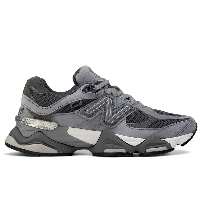 New Balance 9060 Dark Grey u sivoj boji — bočni pogled