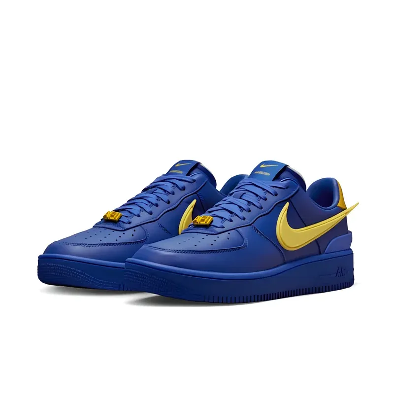 Nike Air Force 1 Low AMBUSH Game Royal u kombinaciji plave i žute boje, fotografija 3 od 6