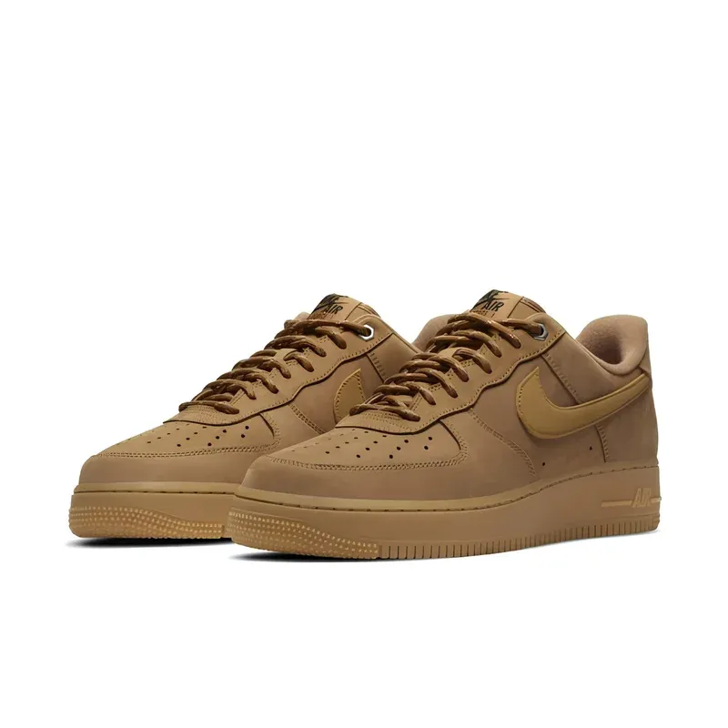 Nike Air Force 1 Low Flax Wheat u braon boji, fotografija 3 od 6