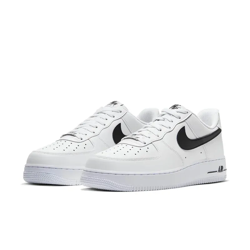 Nike Air Force 1 Low White Black u kombinaciji bele i crne boje, fotografija 3 od 6