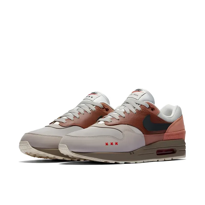 Nike Air Max 1 Amsterdam u kombinaciji sive i crvene boje, fotografija 3 od 6