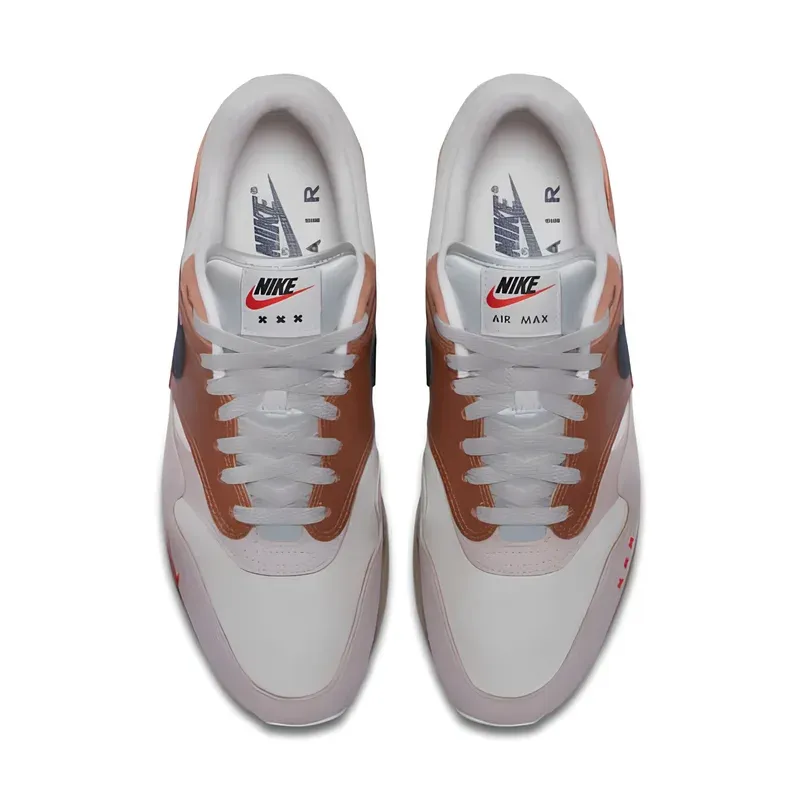 Nike Air Max 1 Amsterdam u kombinaciji sive i crvene boje, fotografija 4 od 6