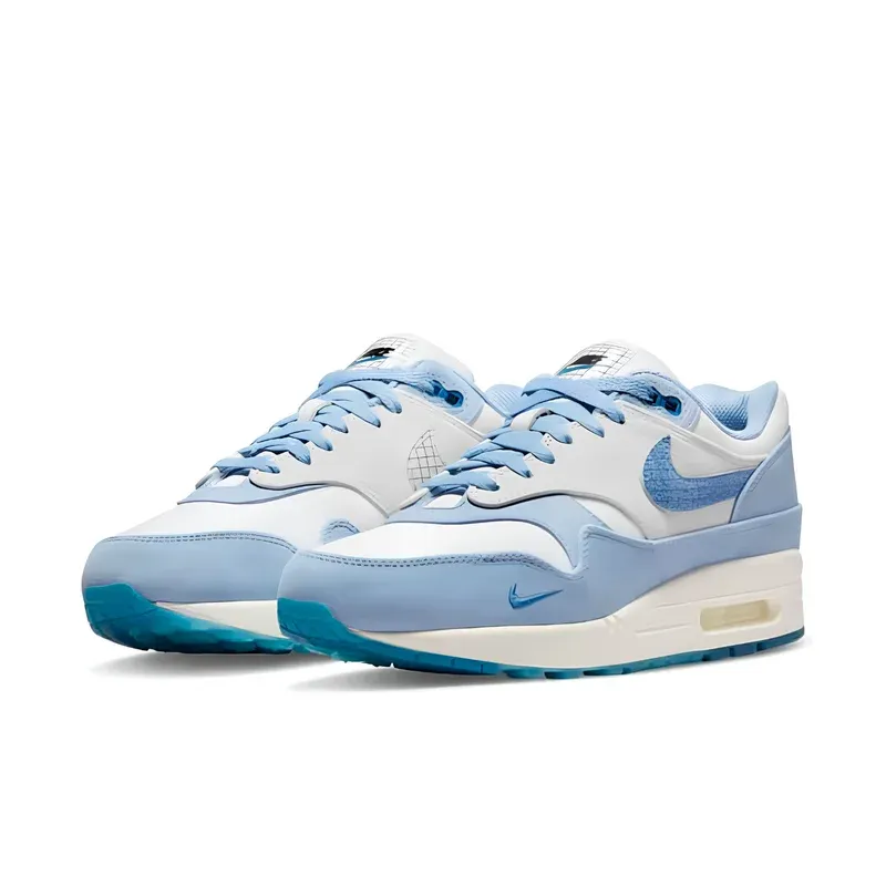 Nike Air Max 1 Premium Blueprint u kombinaciji plave i bele boje, fotografija 3 od 6