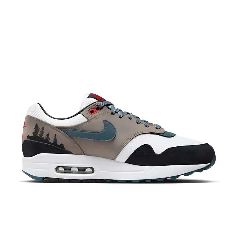 Nike Air Max 1 Premium Escape Treeline u kombinaciji sive i crne boje, fotografija 2 od 6