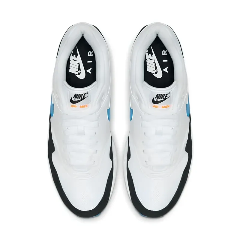 Nike Air Max 1 White Photo Blue Black u kombinaciji bele i plave boje, fotografija 4 od 6