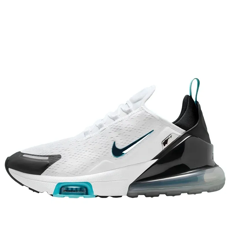 Nike Air Max 270 Premium Dusty Cactus u kombinaciji bele i crne boje — bočni pogled
