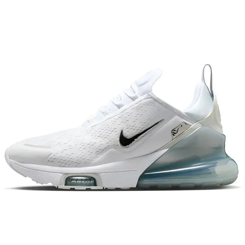 Nike Air Max 270 Premium Off White Pure Platinum u beloj boji — bočni pogled
