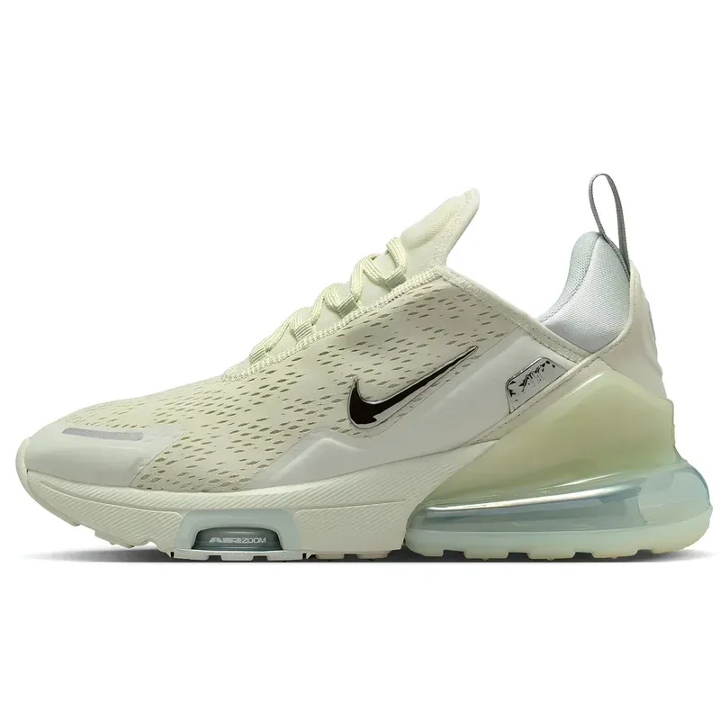 Nike Air Max 270 Premium Sea Glass u kombinaciji zelene i bele boje — bočni pogled