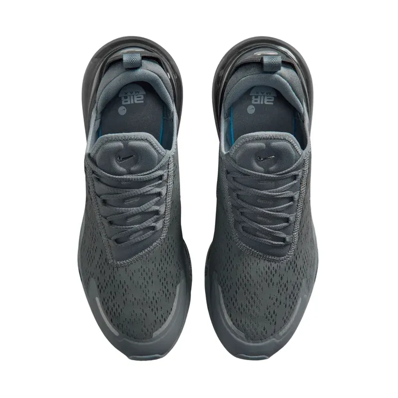 Nike Air Max 270 Premium Smoke Grey u kombinaciji sive i crne boje, fotografija 3 od 5