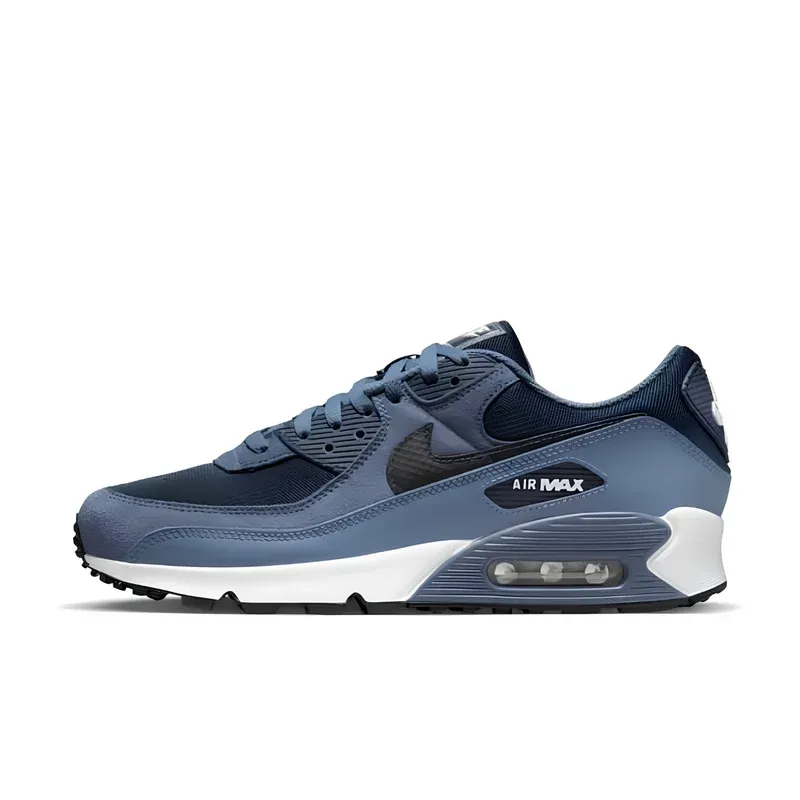 Nike Air Max 90 Diffused Blue u plavoj boji — bočni pogled