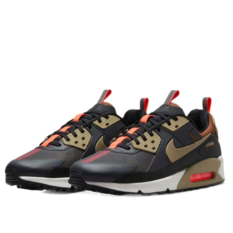 Nike Air Max 90 Drift Dark Smoke Grey Khaki u kombinaciji sive i braon boje, fotografija 5 od 6