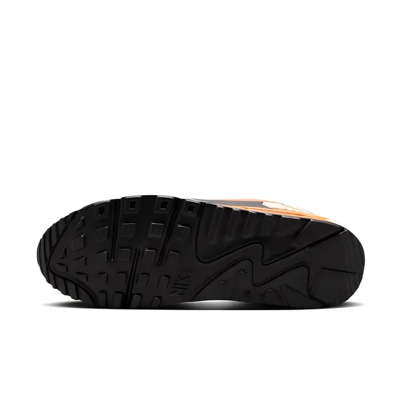 Nike Air Max 90 Drift Smoke Grey Safety Orange u kombinaciji bele i narandžaste boje, fotografija 6 od 6