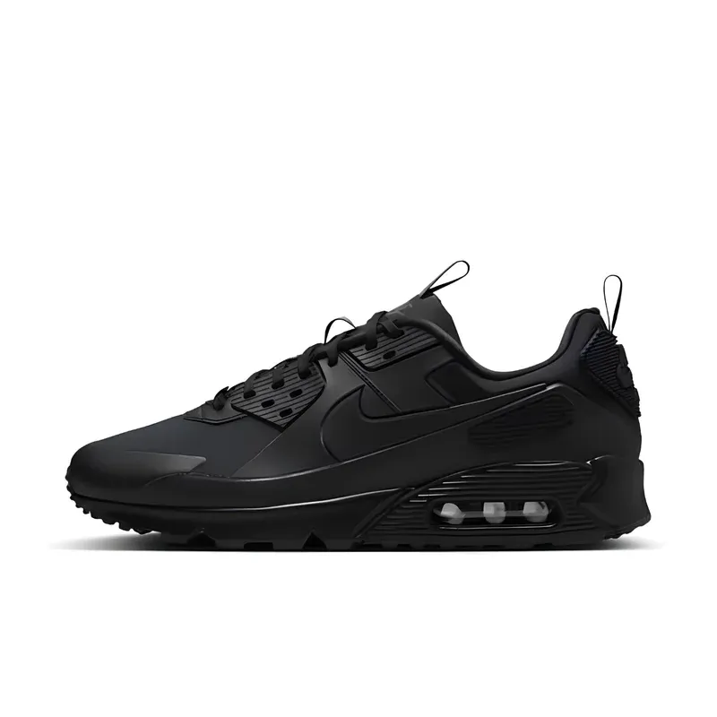 Nike Air Max 90 Drift Triple Black u crnoj boji — bočni pogled
