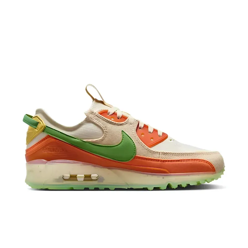 Nike Air Max 90 Terrascape Tan Orange Green u kombinaciji narandžaste i zelene boje, fotografija 2 od 6