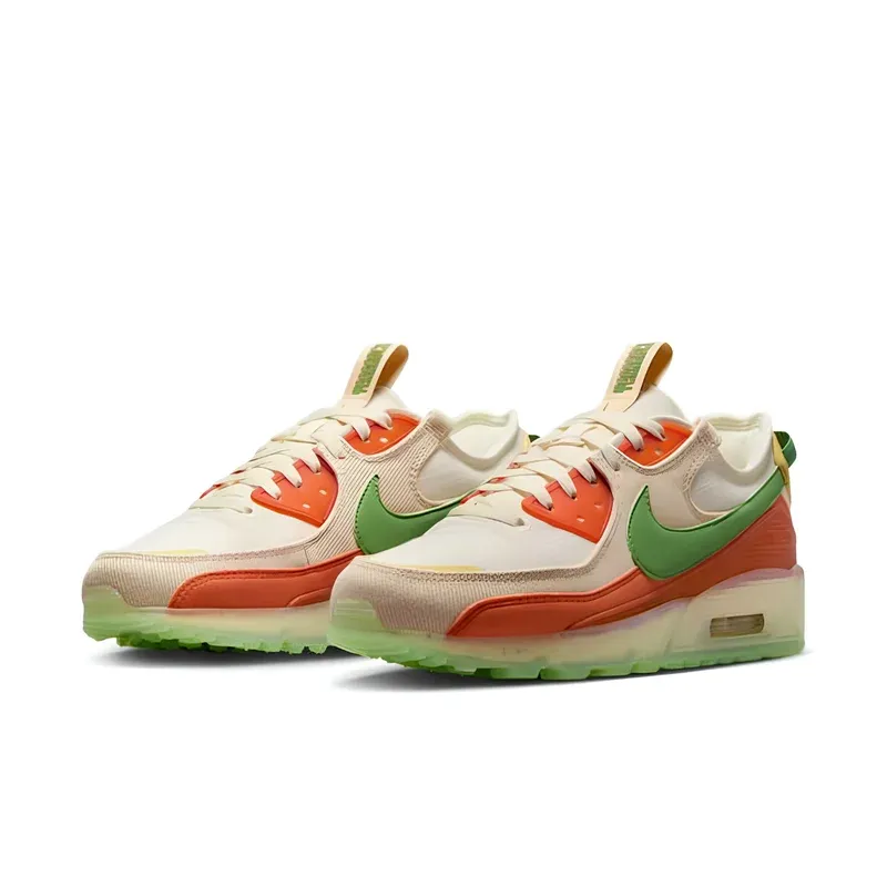 Nike Air Max 90 Terrascape Tan Orange Green u kombinaciji narandžaste i zelene boje, fotografija 5 od 6