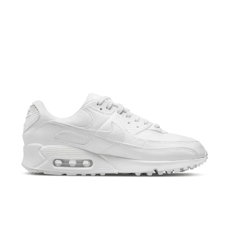 Nike Air Max 90 Triple White u beloj boji, fotografija 2 od 6