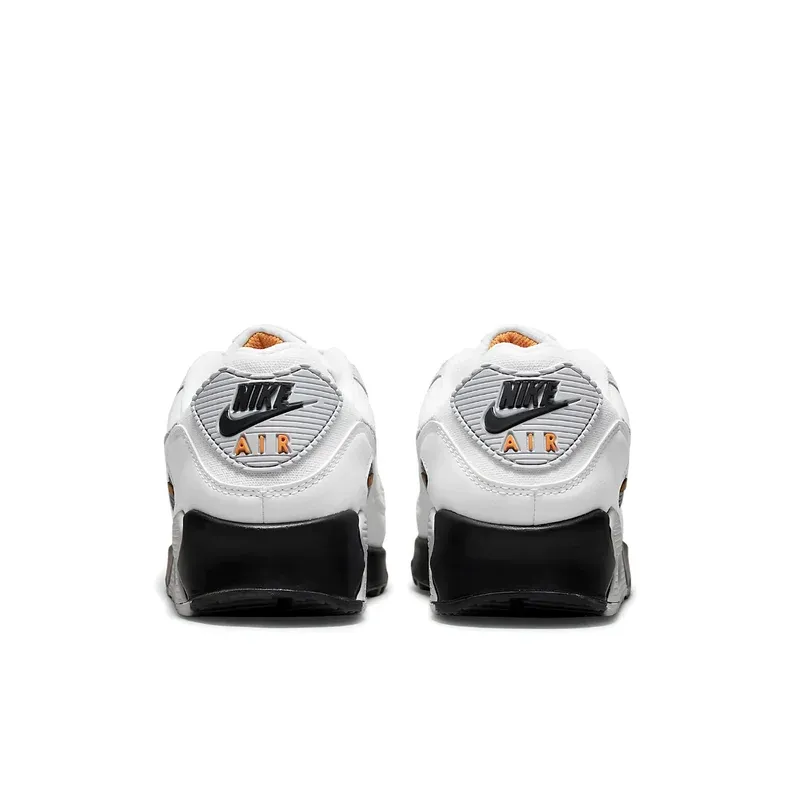Nike Air Max 90 White Black Hot Curry u kombinaciji bele i crne boje, fotografija 5 od 6